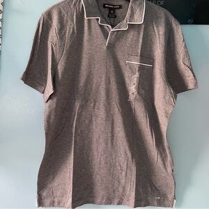Michael Kors Gray Polo Shirt